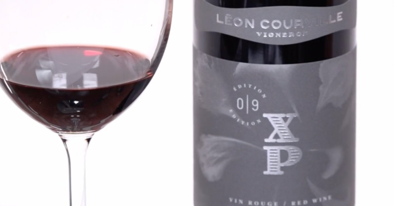 Le vin rouge Léon Courville Vigneron XP vin rouge XP